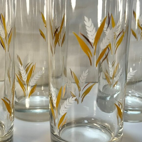 Libby Glasses (wheat pattern) - Picture 3 of 3